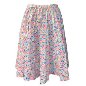 Vintage Floral Circle Skirt